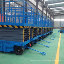 300kg 6m Construction industrial 4-18m hydraulic mobile scissor lift